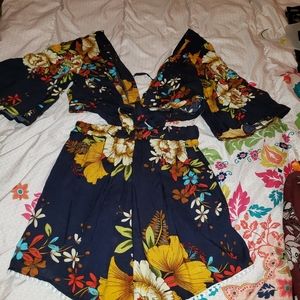 2 piece short set